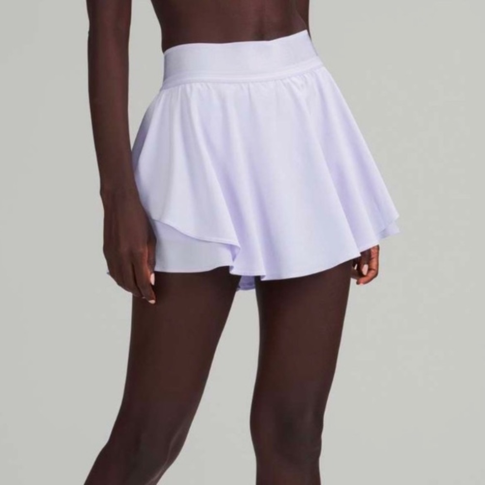 Lululemon Court Rival HR Pastel Athleisure Preppy Tennis Gym Mini Skort 2